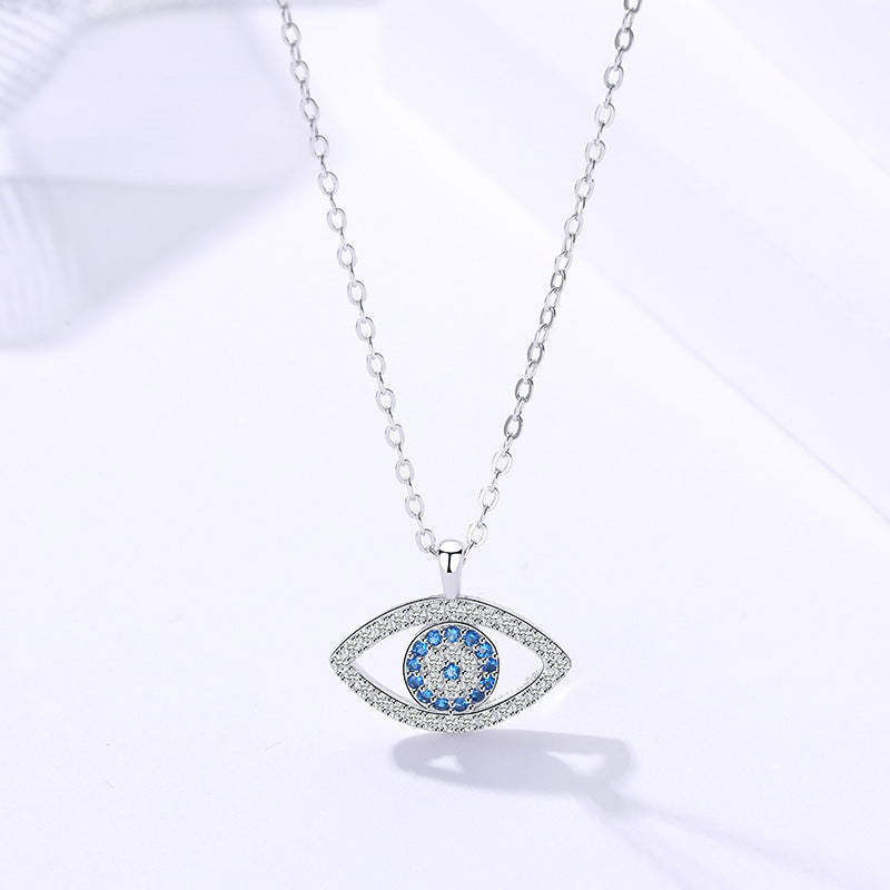Nazar Augen Zirkonia Kette 925 Sterling Silber