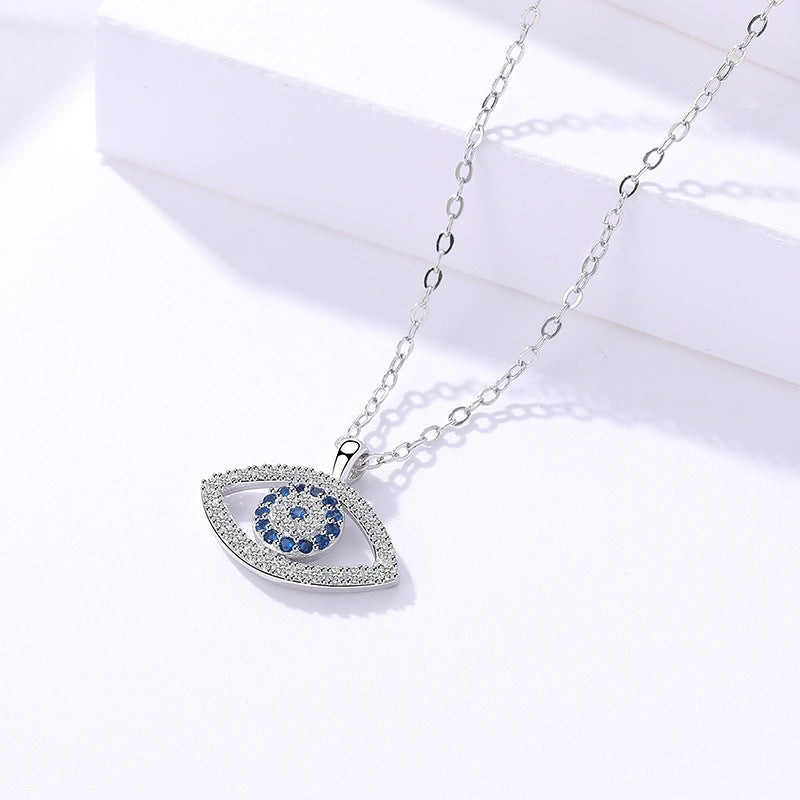Nazar Augen Zirkonia Kette 925 Sterling Silber
