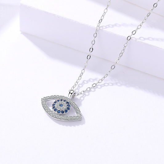 Nazar Augen Zirkonia Kette 925 Sterling Silber
