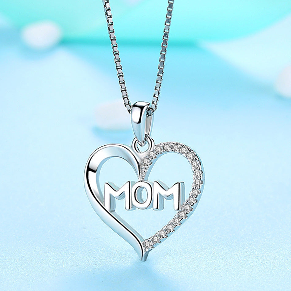 "Mom" 925er Sterlingsilber Kette