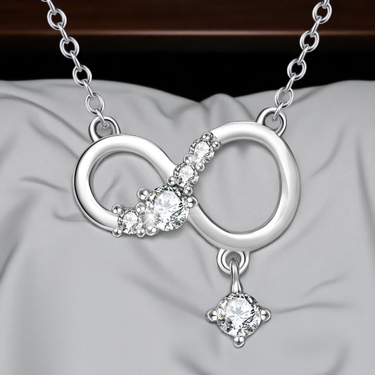 925 Sterling Silber Unendlichkeitskette