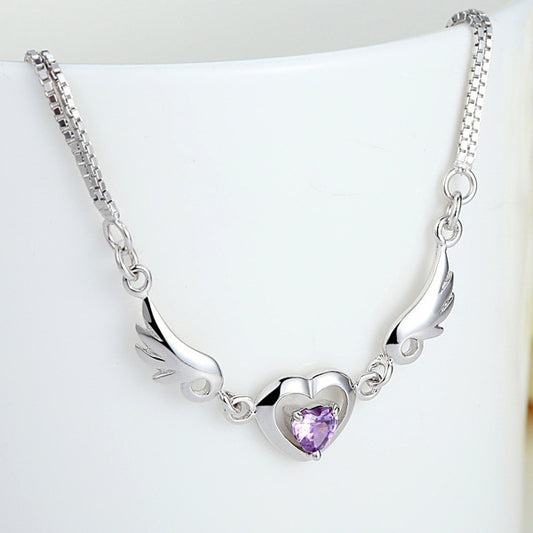925 Sterling Silber Engelsflügel Armband