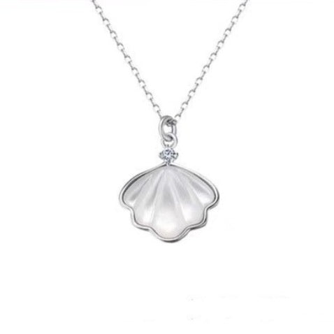 S999 Sterling Silber Muschelkette