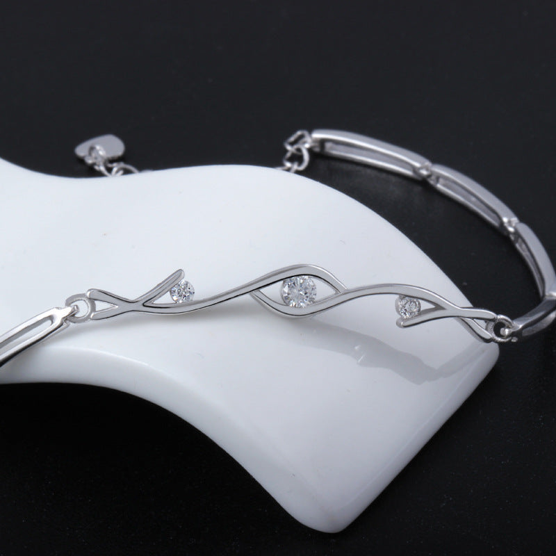 Augensymbol 925 Sterling Silber Armreif