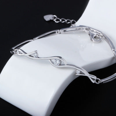 Augensymbol 925 Sterling Silber Armreif
