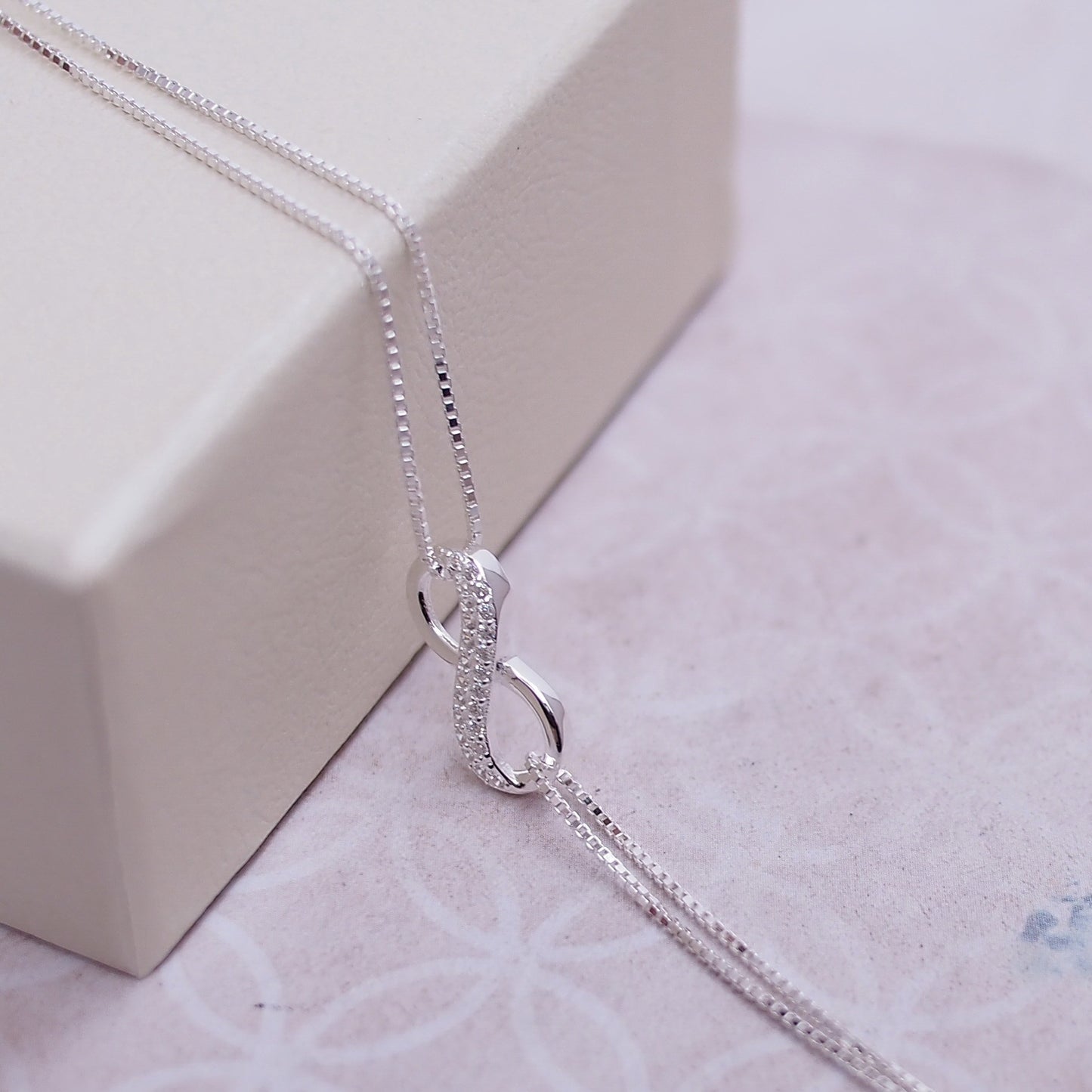 925 Sterling Silber Unendlichkeitsarmband