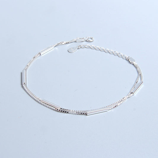 925 Sterling Silber Stab Armband