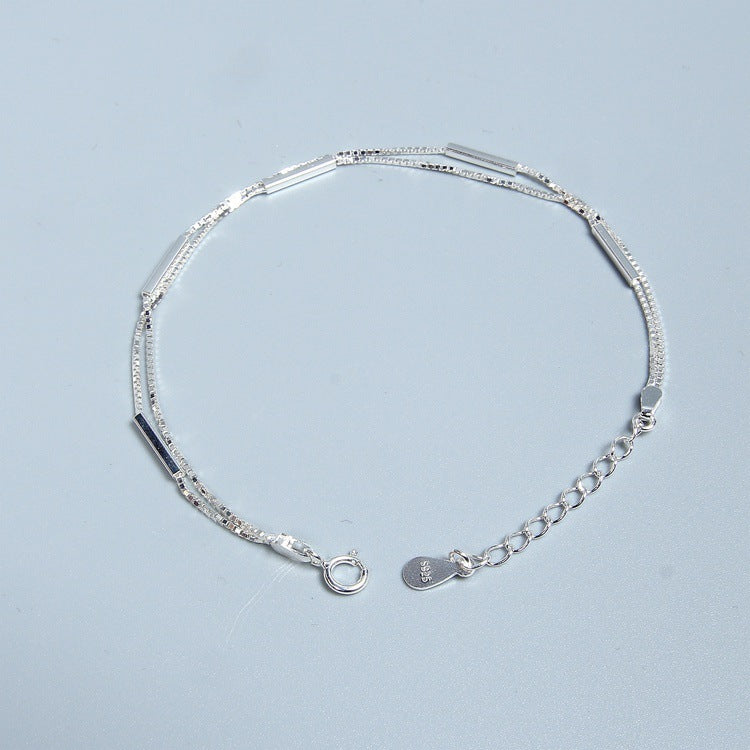 925 Sterling Silber Stab Armband