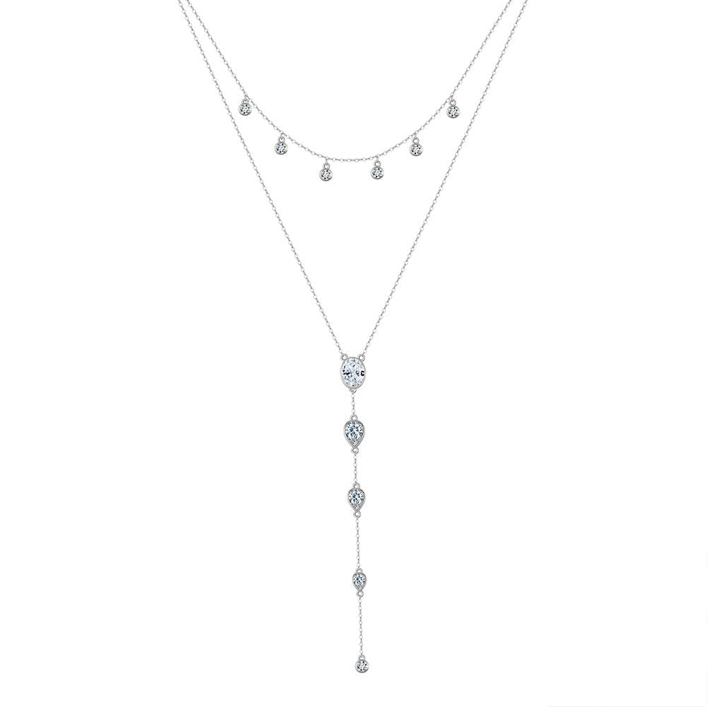 925er Sterling Silber Lasso Kette
