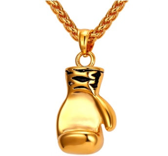Edelstahl Boxhandschuh Kette