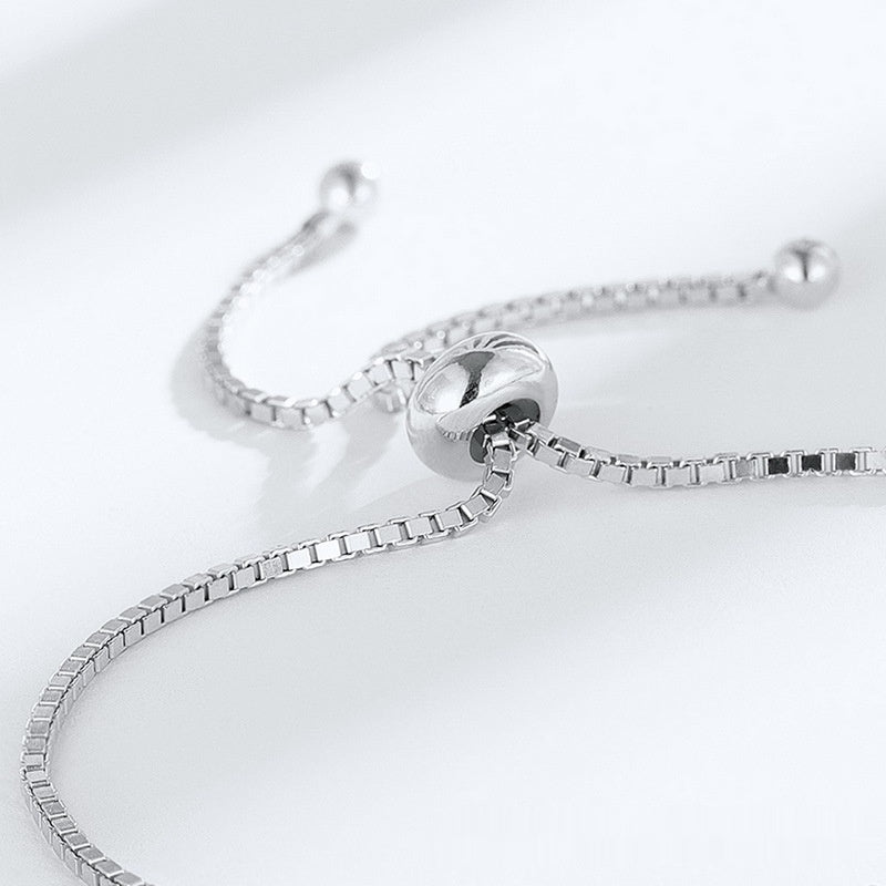 925 Sterling Silber Smaragd Diamant Armband
