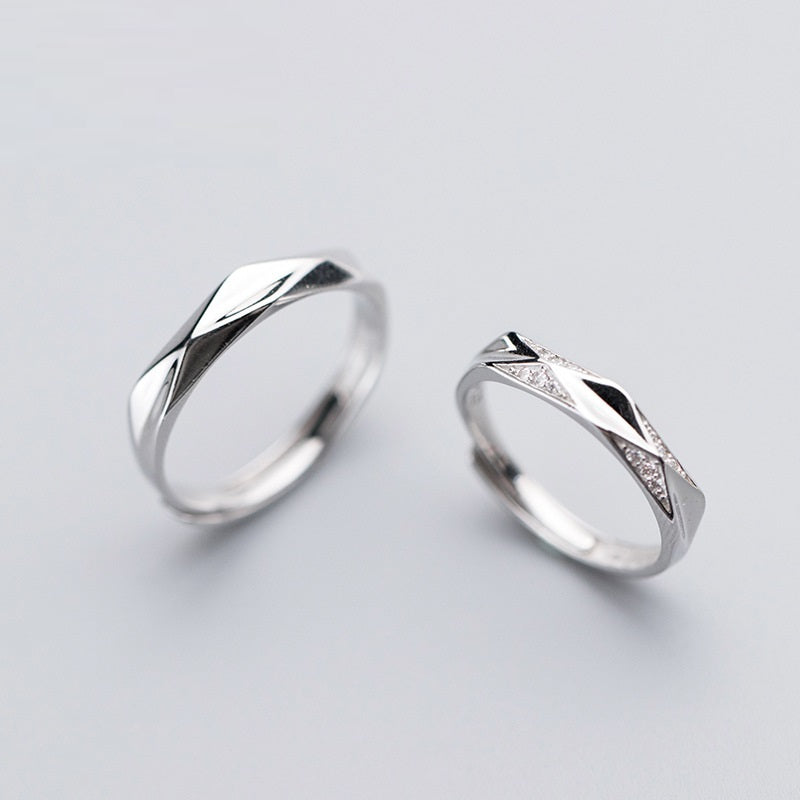 925 Sterling Silber Partnerringe