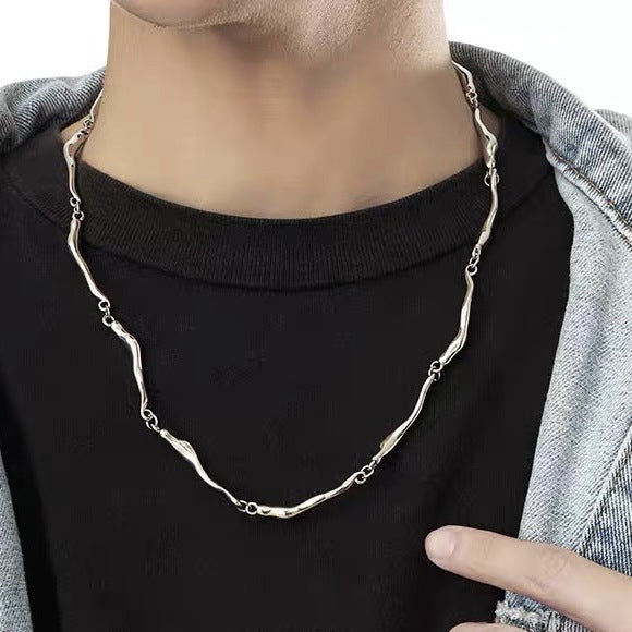 Twisted Wellenförmige Titanstahlkette