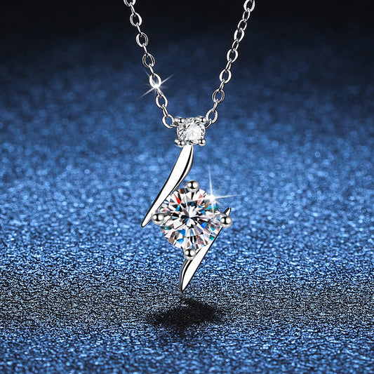 Blitzdiamant 925 Sterling Silber Moissanit