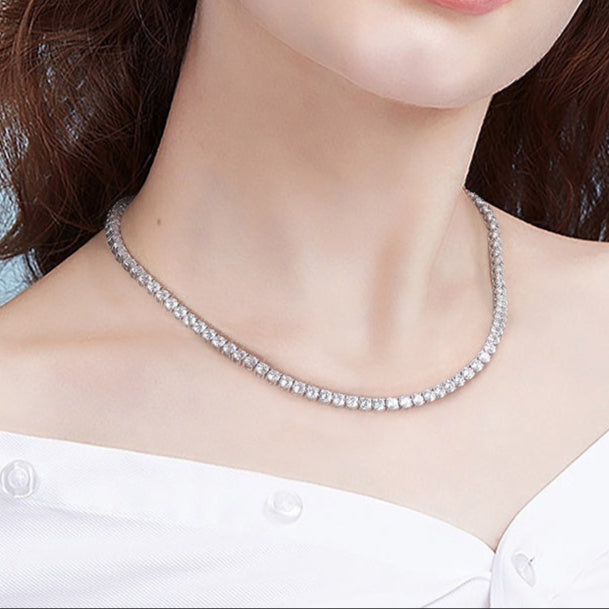 925er Sterling Silber Tenniskette