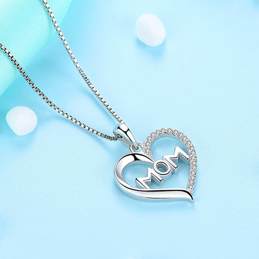 "Mom" 925er Sterlingsilber Kette