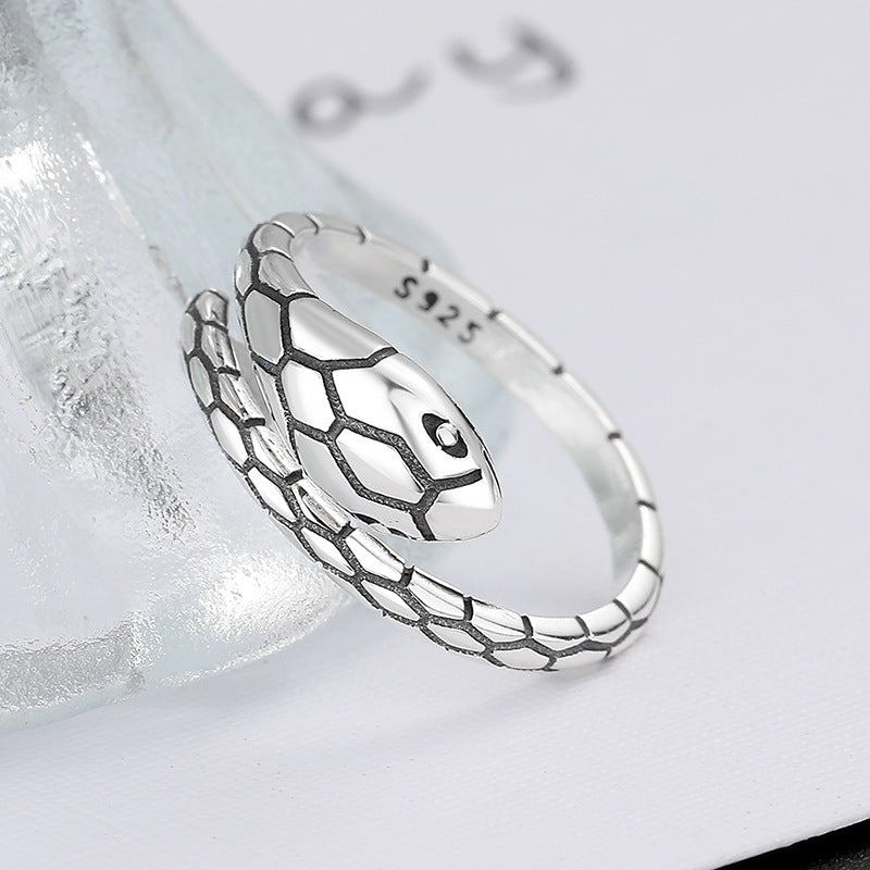 925 Silber Schlangenring