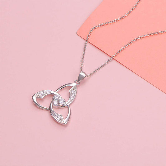 925 Sterling Silber Trinity Knot Kette