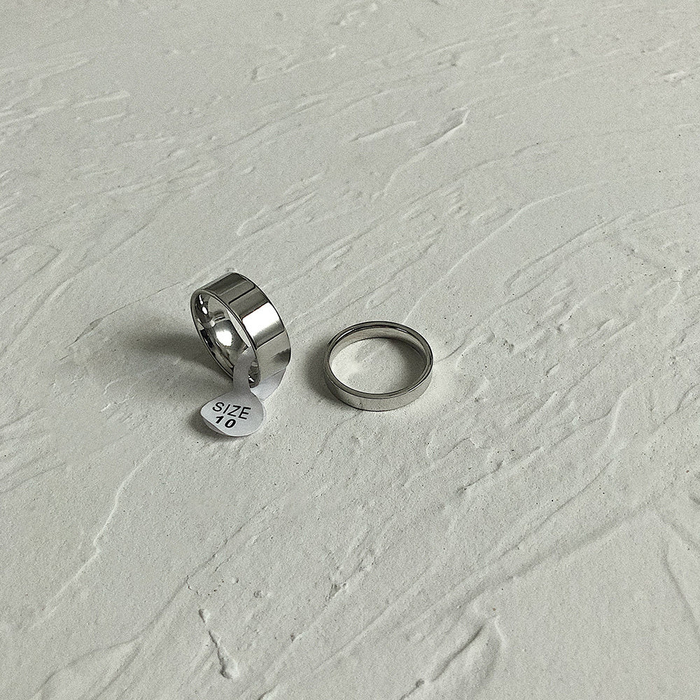 Titanstahl Schlichter Ring