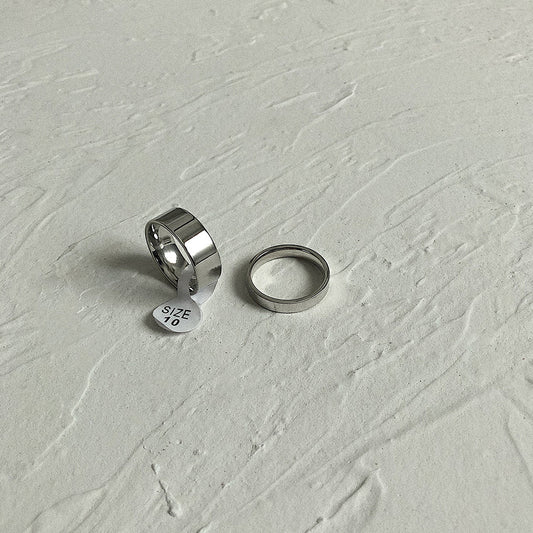 Titanstahl Schlichter Ring