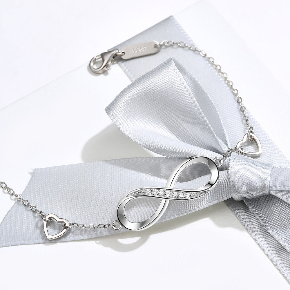 925 Sterling Silber Unendlichkeitsarmband V2