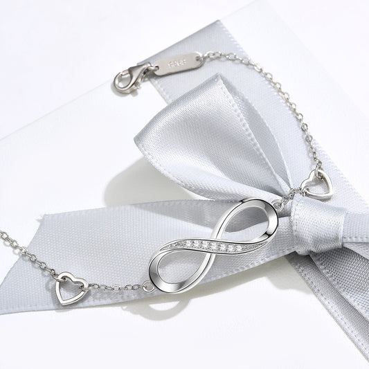 925 Sterling Silber Unendlichkeitsarmband V2
