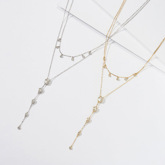 925er Sterling Silber Lasso Kette