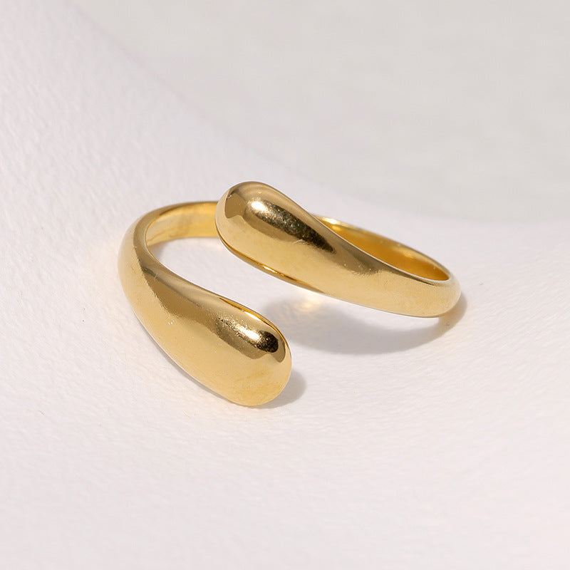 Titanstahl Eleganter Ring