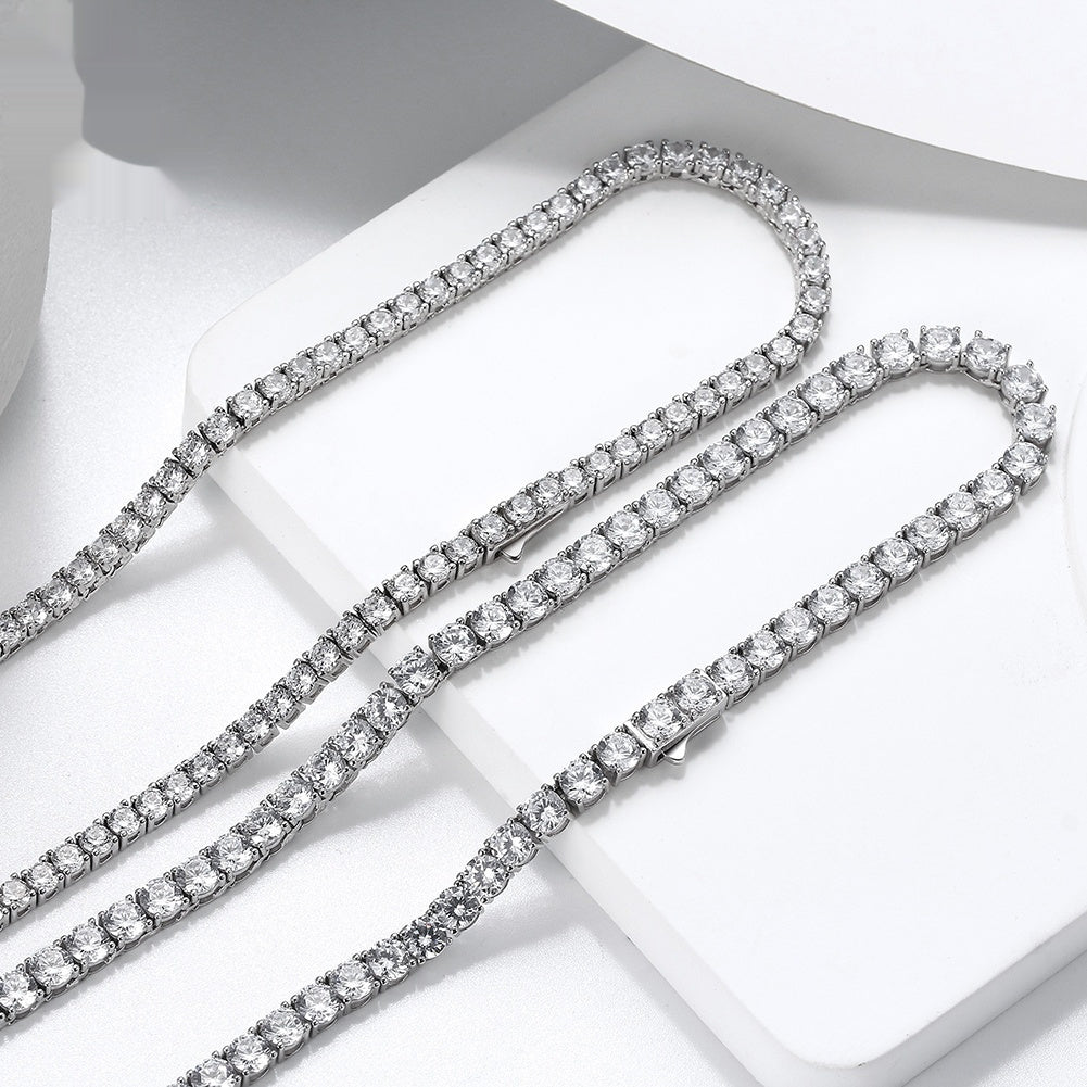 925er Sterling Silber Tenniskette