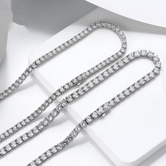 925er Sterling Silber Tenniskette