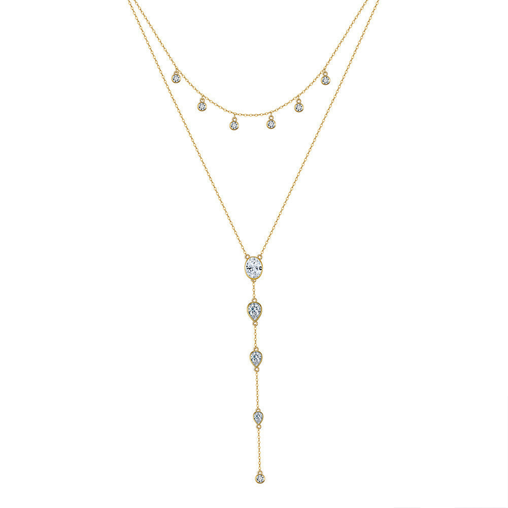 925er Sterling Silber Lasso Kette