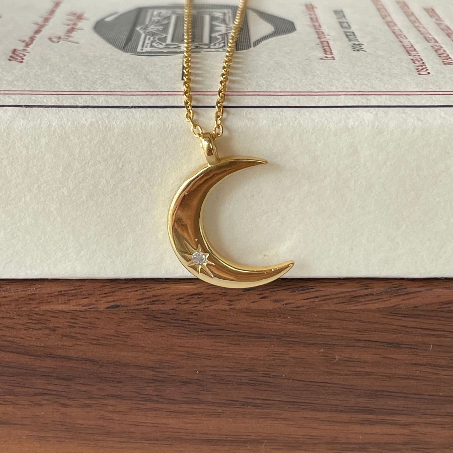 925 Sterling Silber Mond Kette