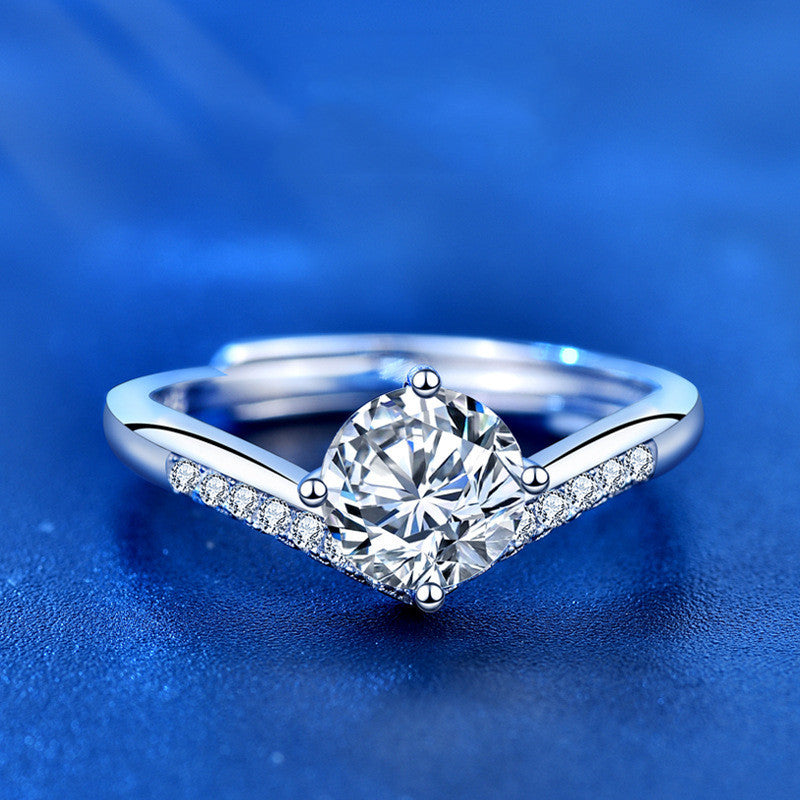 925 Sterling Silber Prinzessin Ring