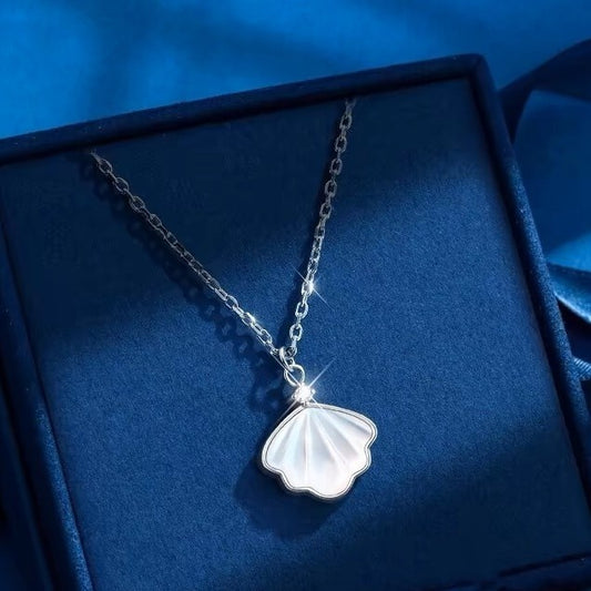 S999 Sterling Silber Muschelkette