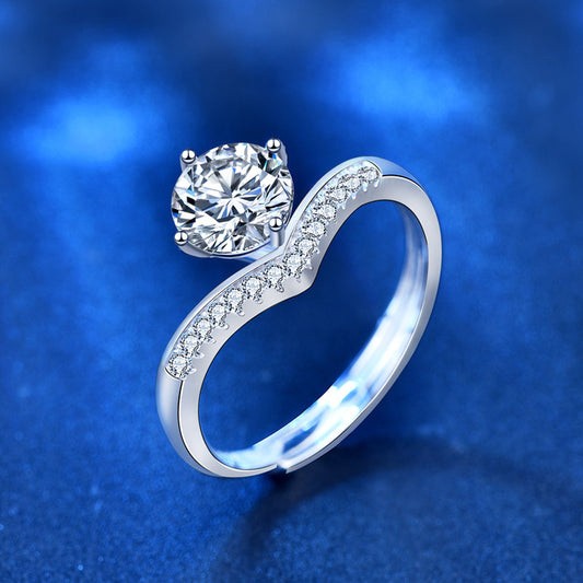 925 Sterling Silber Prinzessin Ring