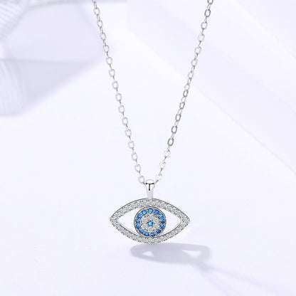 Nazar Augen Zirkonia Kette 925 Sterling Silber