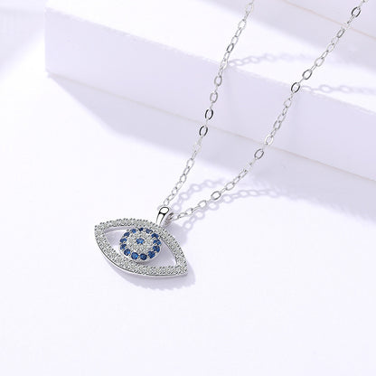 Nazar Augen Zirkonia Kette 925 Sterling Silber