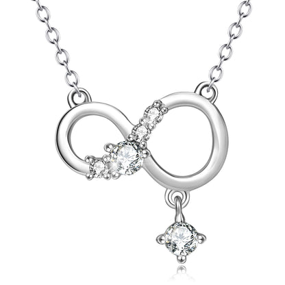 925 Sterling Silber Unendlichkeitskette