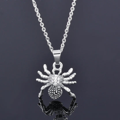 Titanstahl Iced-Out Spinnenkette