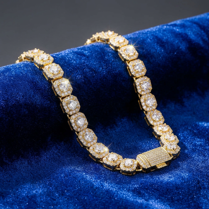 Cluster Frost 10mm Tennis Kette - Nolué