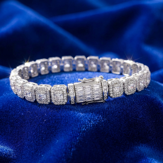 Cluster Frost 8mm Tennis Armband - Nolué