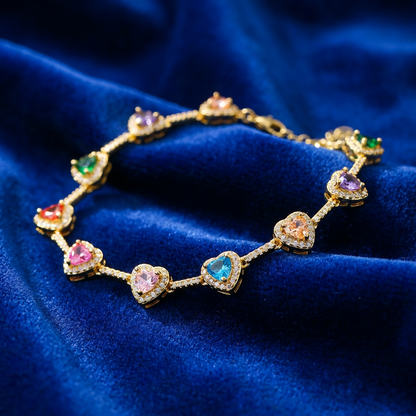 Amora Heart Tennis Armband - Nolué