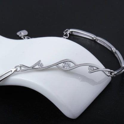 Augensymbol 925 Sterling Silber Armreif
