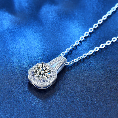 925 Sterling Silber Moissanite Kette