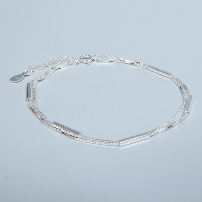 925 Sterling Silber Stab Armband