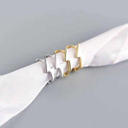 Minimalistische 925 Sterling Silber Blitzcreolen