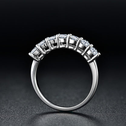 925 Silber Mehrsteiniger Diamantring