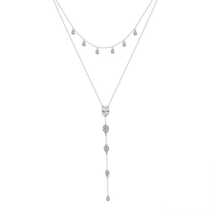 925er Sterling Silber Lasso Kette
