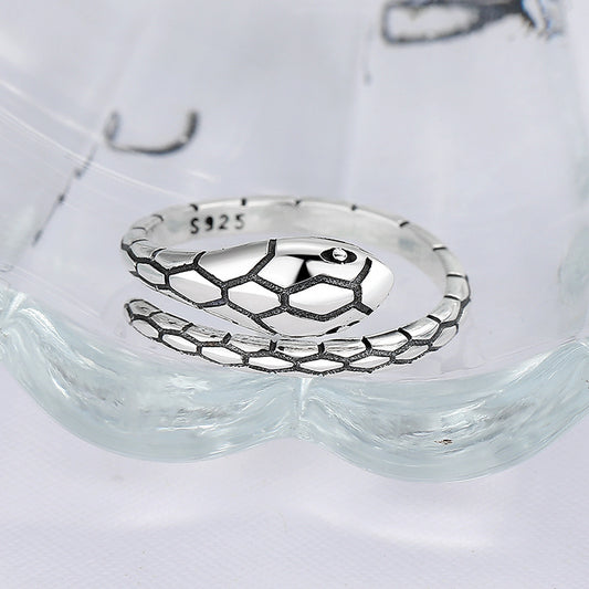 925 Silber Schlangenring