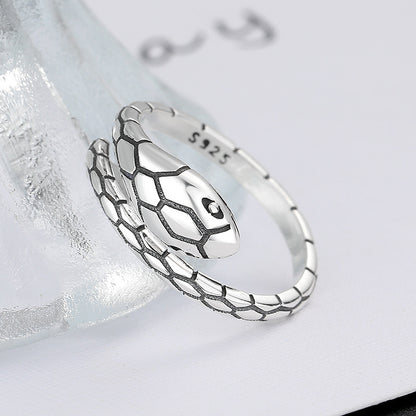 925 Silber Schlangenring